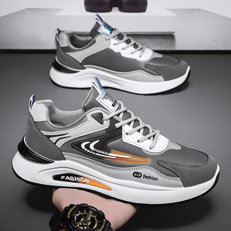 2025 Autumn New Casual Versatile Trendy Lightweight Breathable Shock Absorption Outdoor Sports Men's Shoes_voghion.com