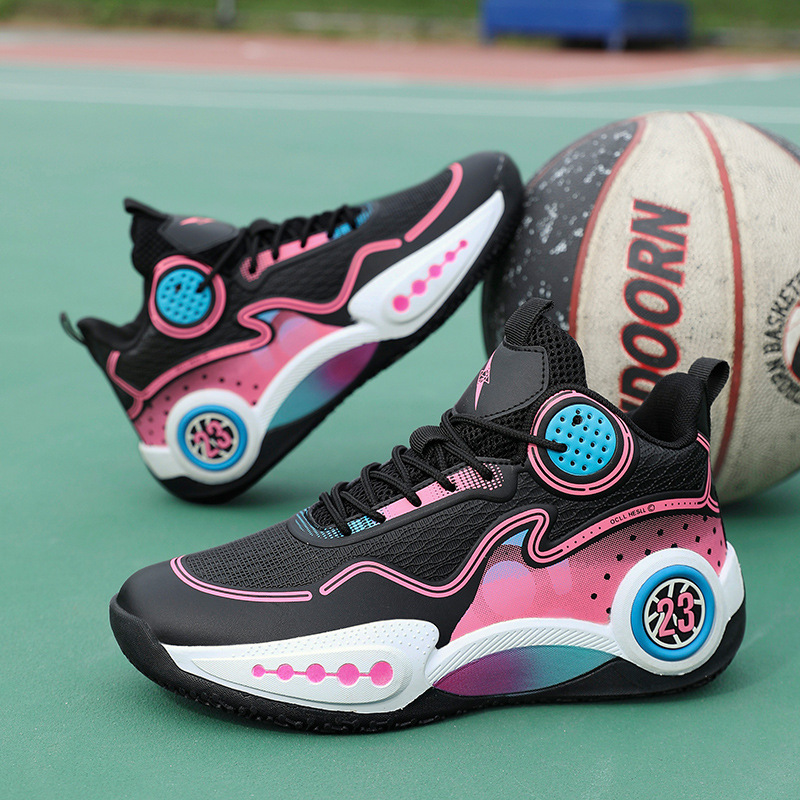 Kobe Bryant No. 23 Basketball Shoes for Men and Women in Autumn and Winter Non-Slip Wear-Resistant Shock-Absorbing Lightweight Student Leather Sports and Casual Shoes