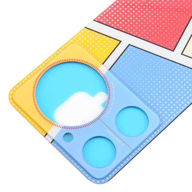 Para ZTE nubia Music Z2353 cubierta trasera de batería de vidrio con adhesivo posterior