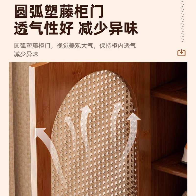 家用门口窄小型鞋架单带门楼道入户鞋柜新款2025爆款置物收纳多层|undefined