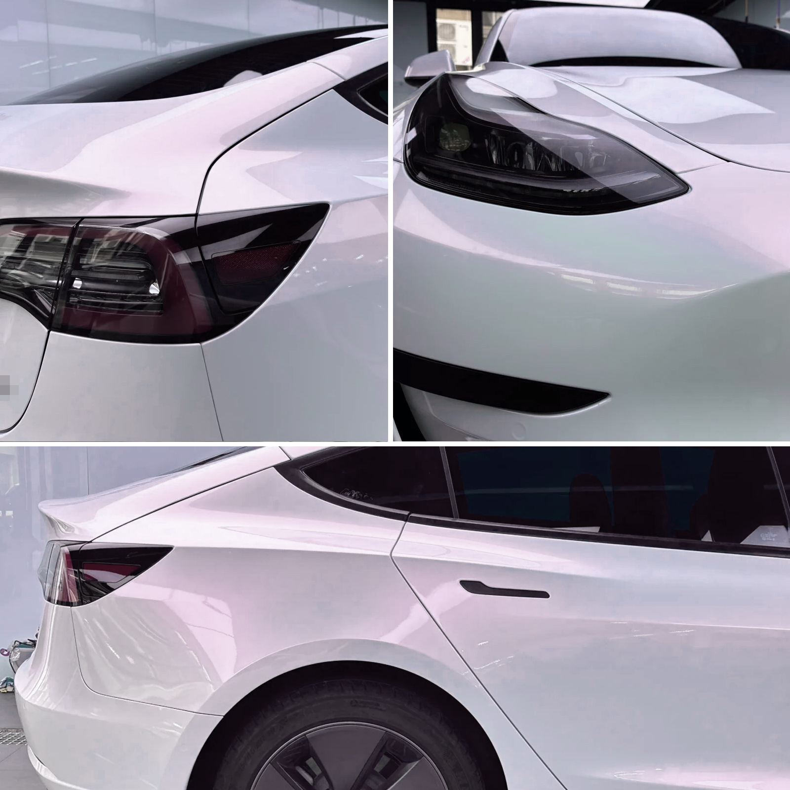 Cross-Border Supply of High-Quality Tpu Color-Changing Film Ppf, White to Red Car Color-Changing Protective Film, Anti-Scratch, Heat Repair