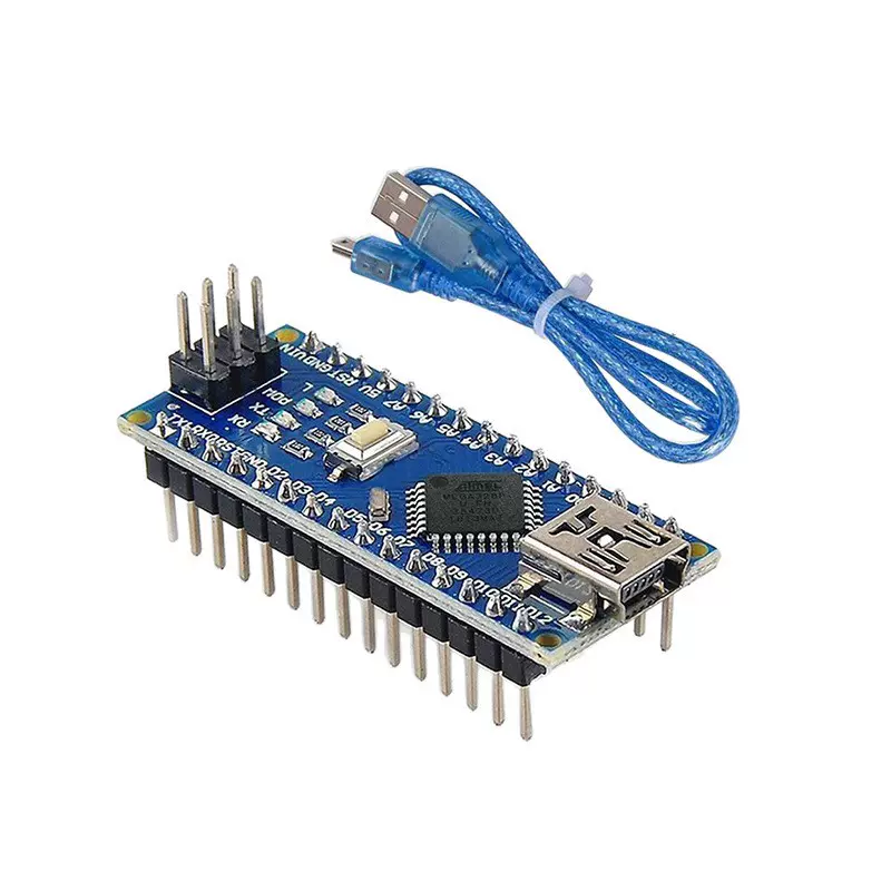 兼容Arduino nanoV3.0改进版Atmega328P单片机mini编程主板开发板