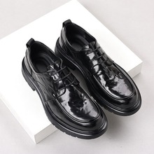 男士皮鞋2025新款正装男士系带商务皮鞋款休闲百搭新郎结婚男鞋