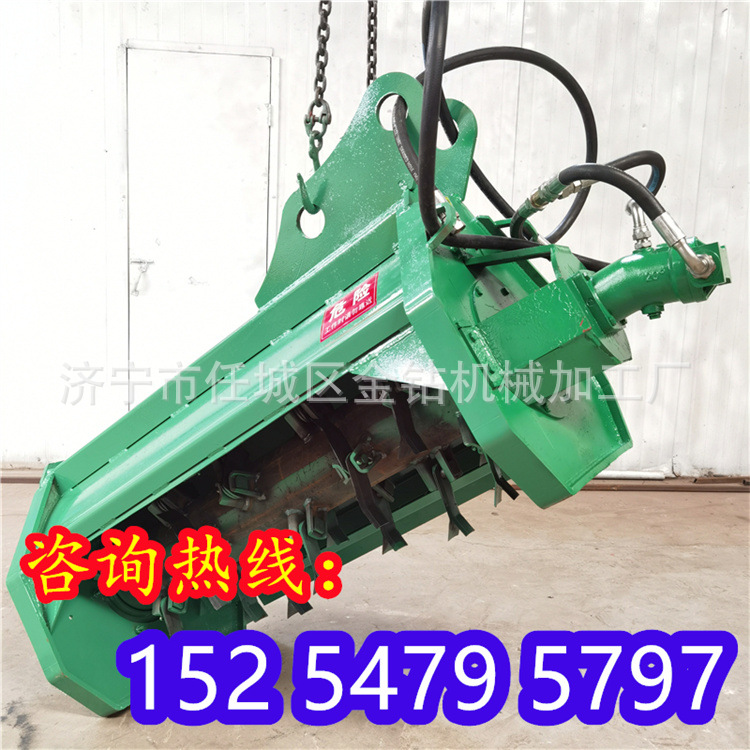 挖机除草机 小微挖液压除草机碎草树枝机 挖掘机打草机割草机现货