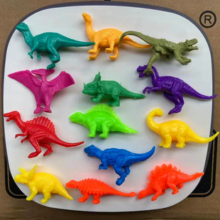 Origin direct supply 12 small dinosaur model archaeological toy accessories push blind box twisted egg gift