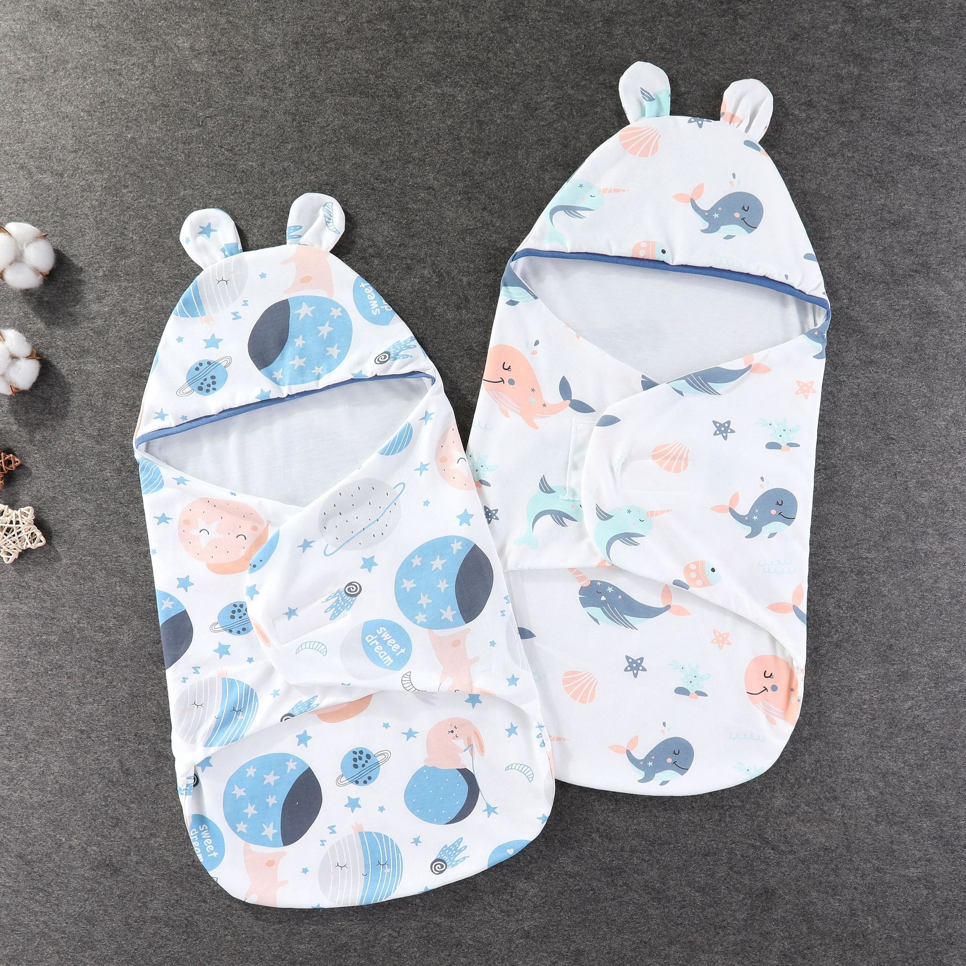 Newborn Baby Blanket, Thin Newborn Blanket, Baby Wrap, Pure Cotton Swaddling Towel, Delivery Room Bag Single Supplies