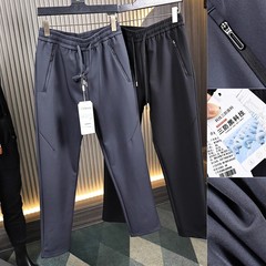 户外软壳三防裤秋冬重工休闲长裤宽松大码直筒裤冲锋裤男裤运动裤