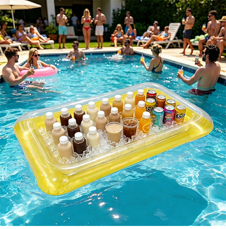 Transparenter Aufblasbarer Pool Kühler Als Schwimmendes Tablett_voghion.com