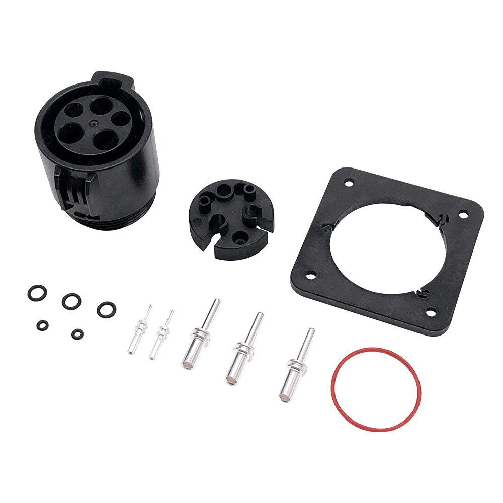 美标16A/36A公头母座充电座接口 新能源汽车车身充电座线束