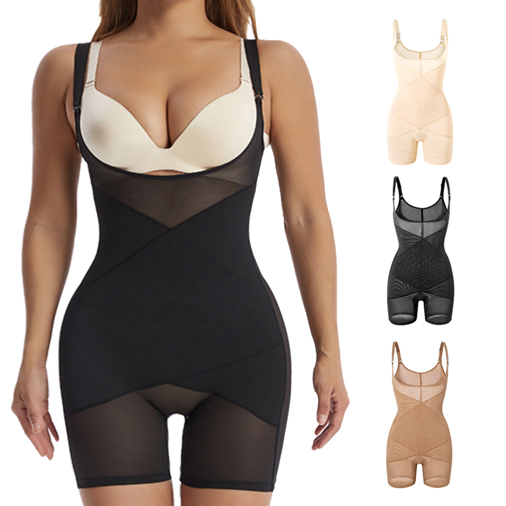 European and American Cross-Border One-Piece Shapewear for Women, Body Shaping, Seamless Summer Thin Slimming Clothes, Tummy-Tightening Butt-Lifting Corset