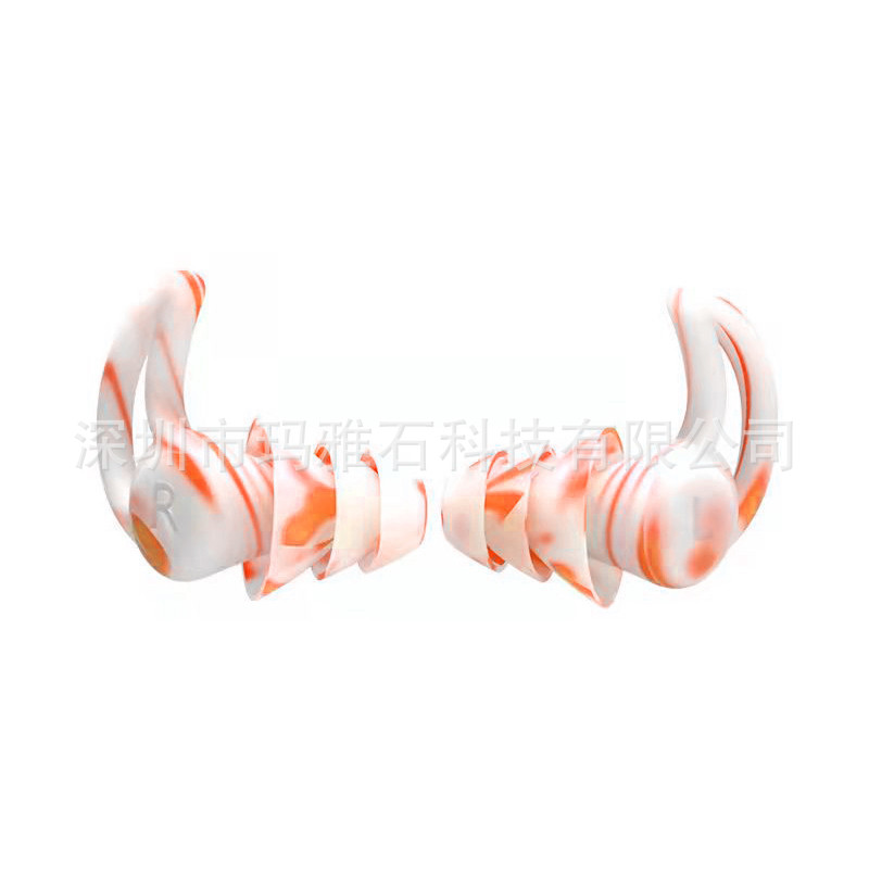 Aleta de tiburón tapones para los oídos de silicona Mute sueño tapones para los oídos reducción de ruido tapones para los oídos a prueba de sonido impermeable natación al por mayor anti-ruido