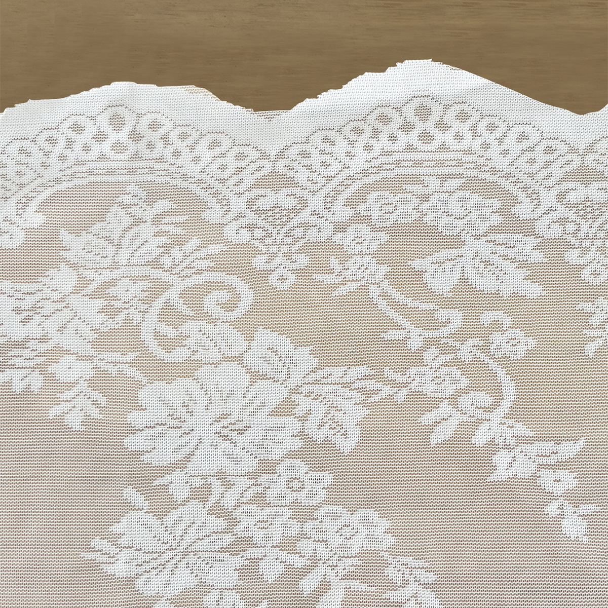 Amazon doble fila de flores cortinas