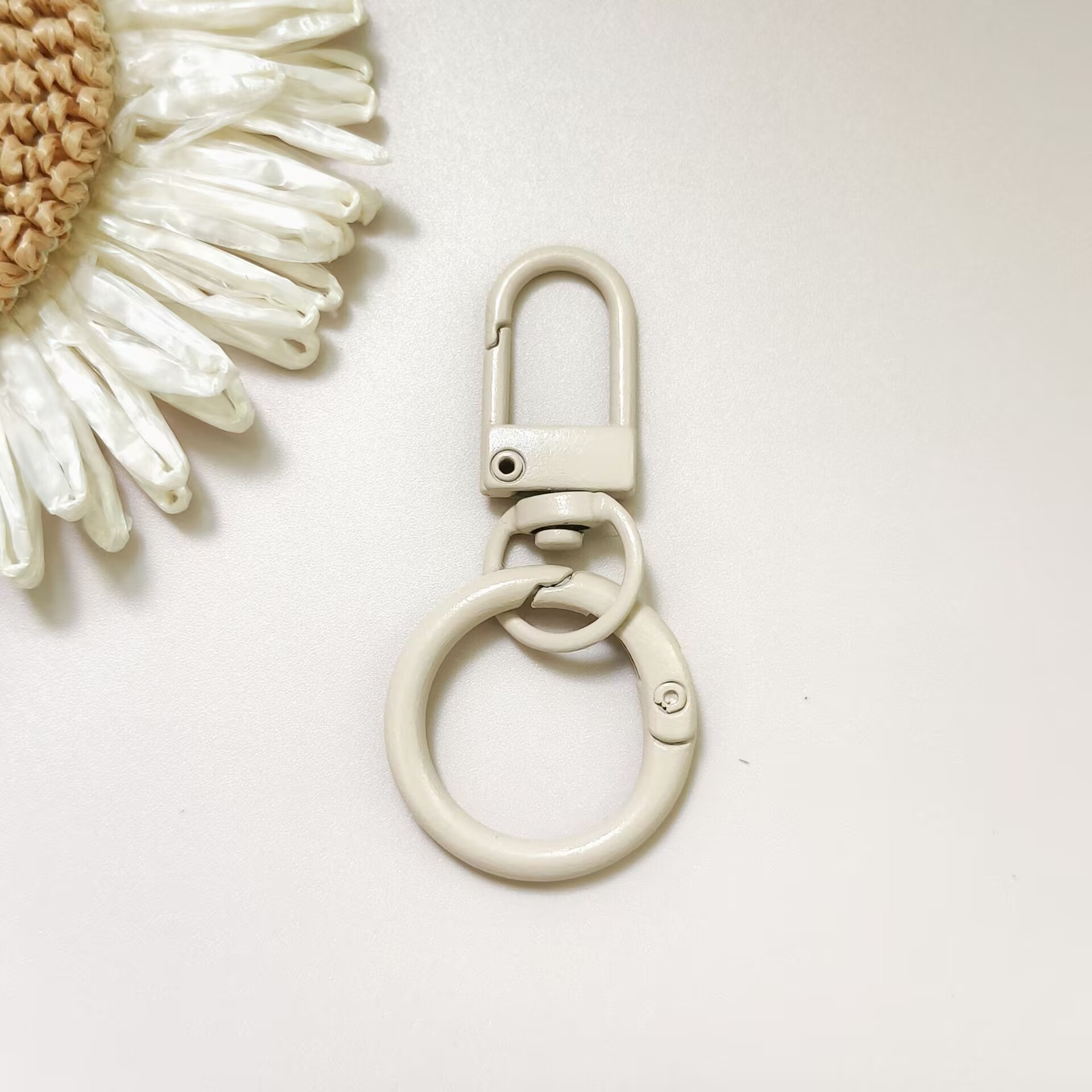 Light brown door buckle + spring buckle