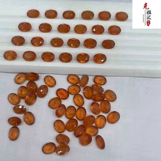 天然芬达石戒指耳饰芬达石旦形椭圆心形芬达切面裸石小众宝石批发