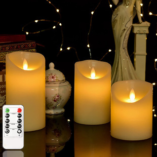LED electronic candle lamp romantic wedding light simulation candle hotel home birthday party decoration