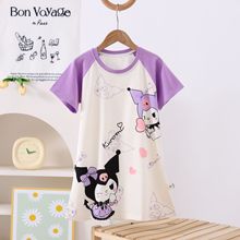 女童睡裙公主风25新款夏季薄款儿童春夏透气可爱卡通纯棉