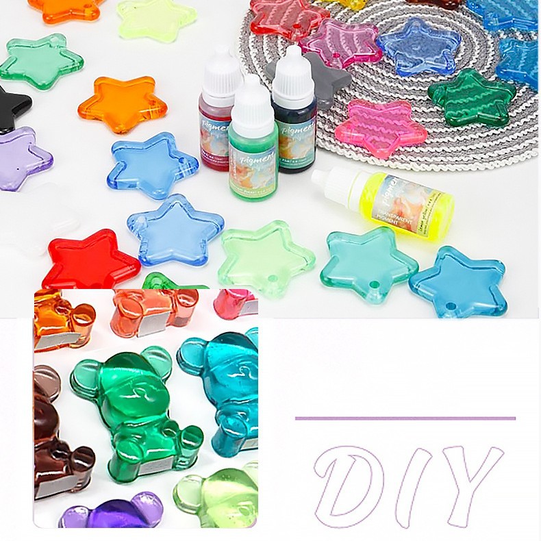 Third generation color correction epoxy dropper 10ml gemstone transparent water oil UV glue coloring
