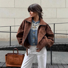 欧美跨境速卖通亚马逊爆款潮流时尚气质百搭街头机车服夹克外套