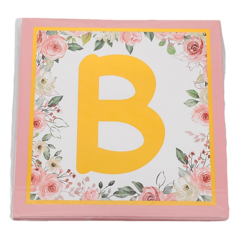 Caja de globo de bebé de oro transfronterizo caja de globo de diseño de escena de propuesta de fiesta de patrón transfronterizo al por mayor