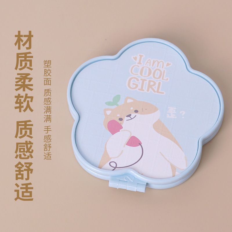 Espejo de regalo de dibujos animados Espejo de dibujos animados Espejo de dibujos animados portátil Mini Espejo pequeño lindo Espejo pequeño Espejo de maquillaje