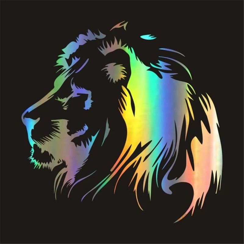 명상 사자 머리 17*17cm-다채로운