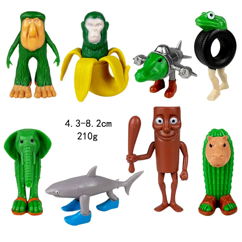 Фигура Шанхай Jing Tralala деревянная палочка-человек, assorted characters, пакет OPP, 0,4 кг