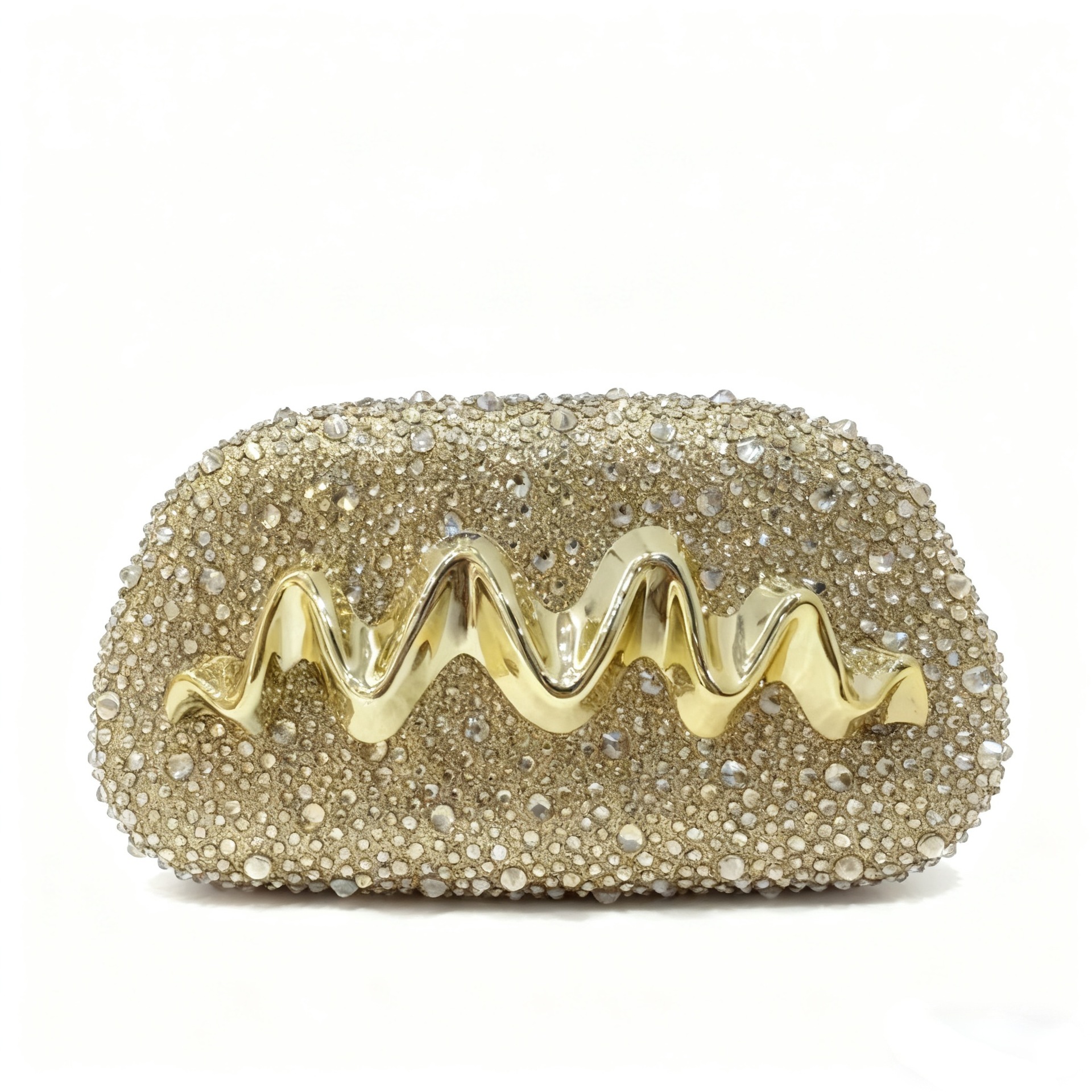 Europa y los Estados Unidos nuevos paquetes de cena de damas un hombro inclinado tramo completo taladro bolsas de mano muñeca especial lujosa bolsa de cena acrílica