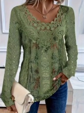 O 29516 Digital printed ruffled T-shirt ����ӡ������ T ����