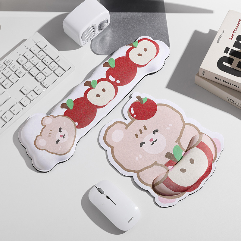 Alfombrillas de ratón transfronterizas, divertidas y variadas, reposamuñecas, alfombrillas de ratón de alta calidad con formas especiales, alfombrillas de ratón de dibujos animados para hombres y mujeres