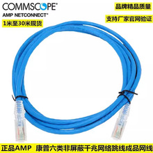 正品康普AMP安普六类网线千兆网络跳线家用高速电脑跳线成品网线