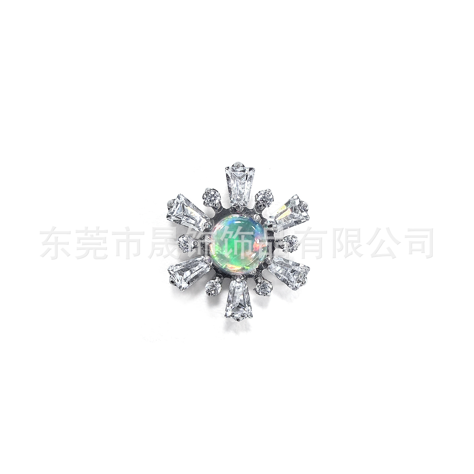 F136 Titanium Alloy 极光澳宝雪 Flower Studded 5A Cubic Zirconia Ear Stud Labret Stud Helix Cartilage Stud G23 Titanium 人体 Piercing 饰