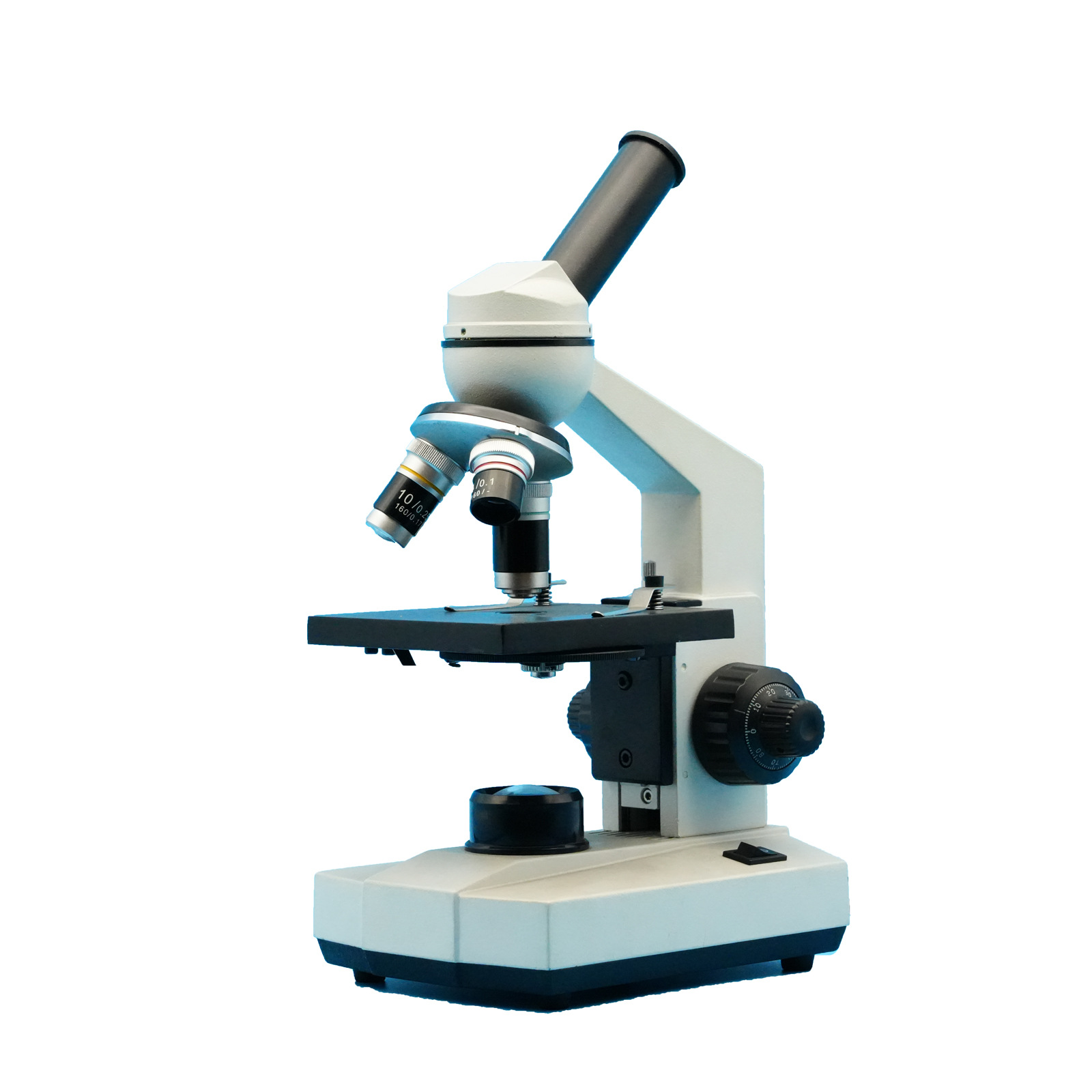 C-104 单层平台生物显微镜 便捷移动标本 40-640X 光学显微镜