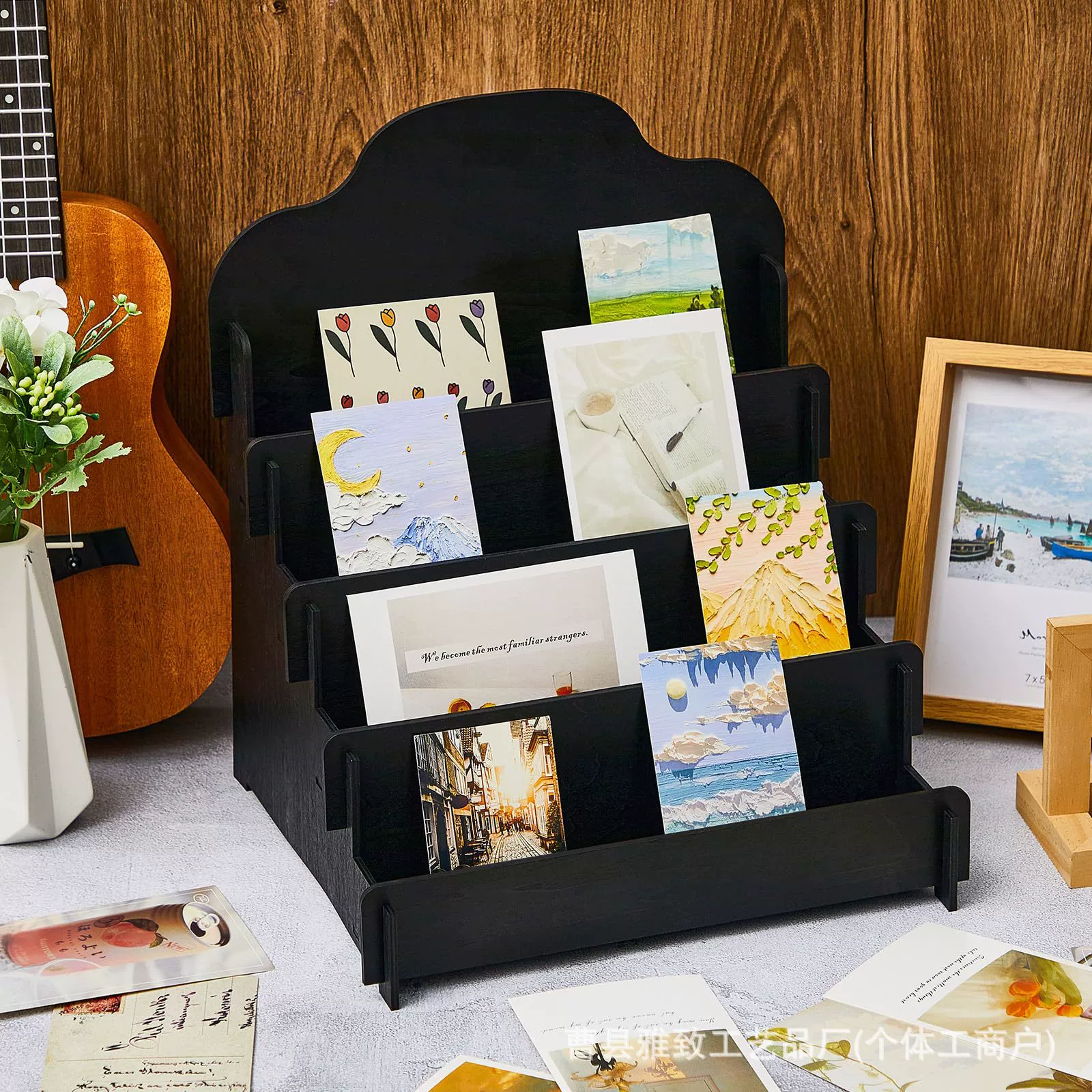 Офисный рабочий стол деревянный файл профилей подставка меню карты ресторана подставка для наклейки на продажу