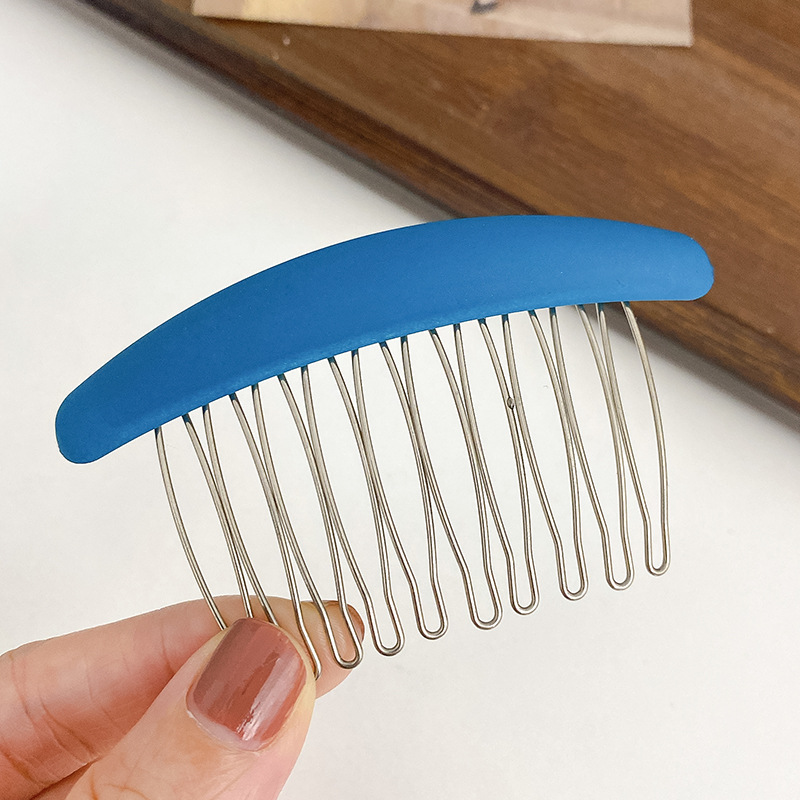 Estilo coreano elegante Morandi peine de pelo insertar peine antideslizante pelo roto flequillos peine sin costura horquilla tocado femenino accesorios para el cabello al por mayor