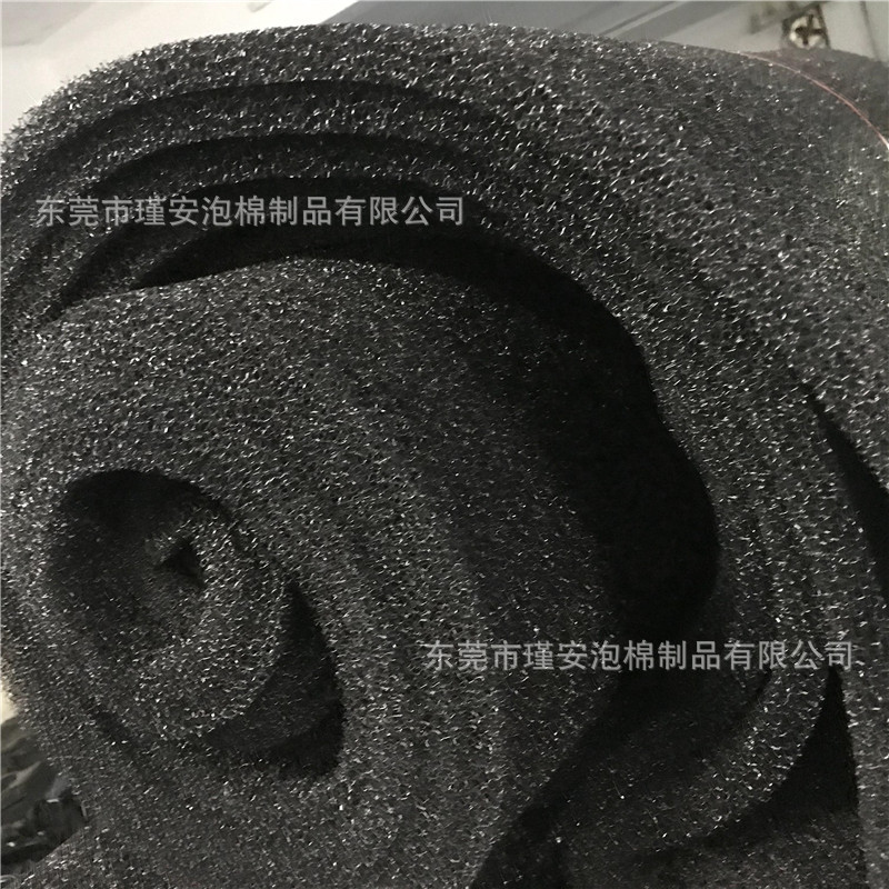 批发供应过滤棉黑色聚氨酯工业过滤海绵鱼缸净化油烟防尘棉