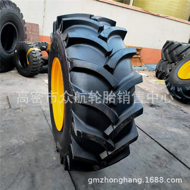 23.1-26 R-1人字轮胎 28L-26联合收割机防陷型轮胎带内胎