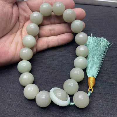 natural Inner Mongolia Shetaicui hold SHIBAZI Bead Hand string tassels Retro Handle piece live broadcast Source of goods