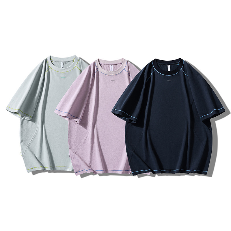 Black Fleet Men's Quick-Drying Short-Sleeved T-Shirt Summer New Trendy Brand Men's Loose and Versatile Casual Half-Sleeved Sports Tops Black Fleet Men's Quick-Drying Short-Sleeved T-Shirt Summer New Trendy Brand Men's Loose and Versatile Casual Half-Sleeved Sports Tops