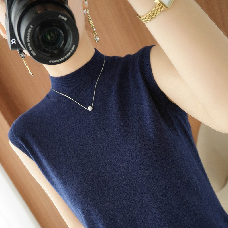 네이비 블루 조끼