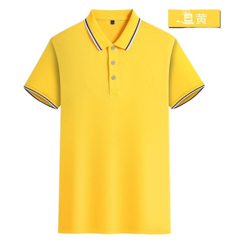 Empresa de la fábrica ropa de trabajo camiseta impresa LOGOTIPO bordado de manga corta POLO de procesamiento de publicidad de la camisa cultural de la fábrica al por mayor