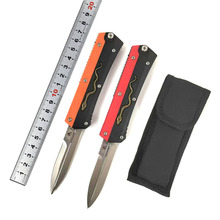 跨境热销微技术蛇神ABS手柄便携户外刀 野外求生战术刀高硬度锋利