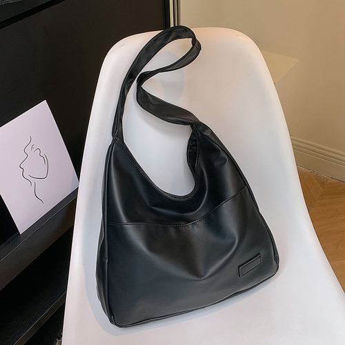 Bags Women's Casual Retro Large Capacity Shoulder Bag  Autumn and Winter New Bucket Bag Korean Style Simple Versatile Women's Bag