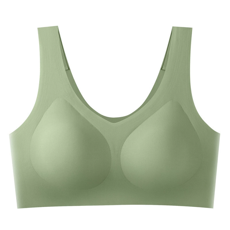 Foundation, supporting comfortable breathable wireless bra, no trace, beautiful back, fitted