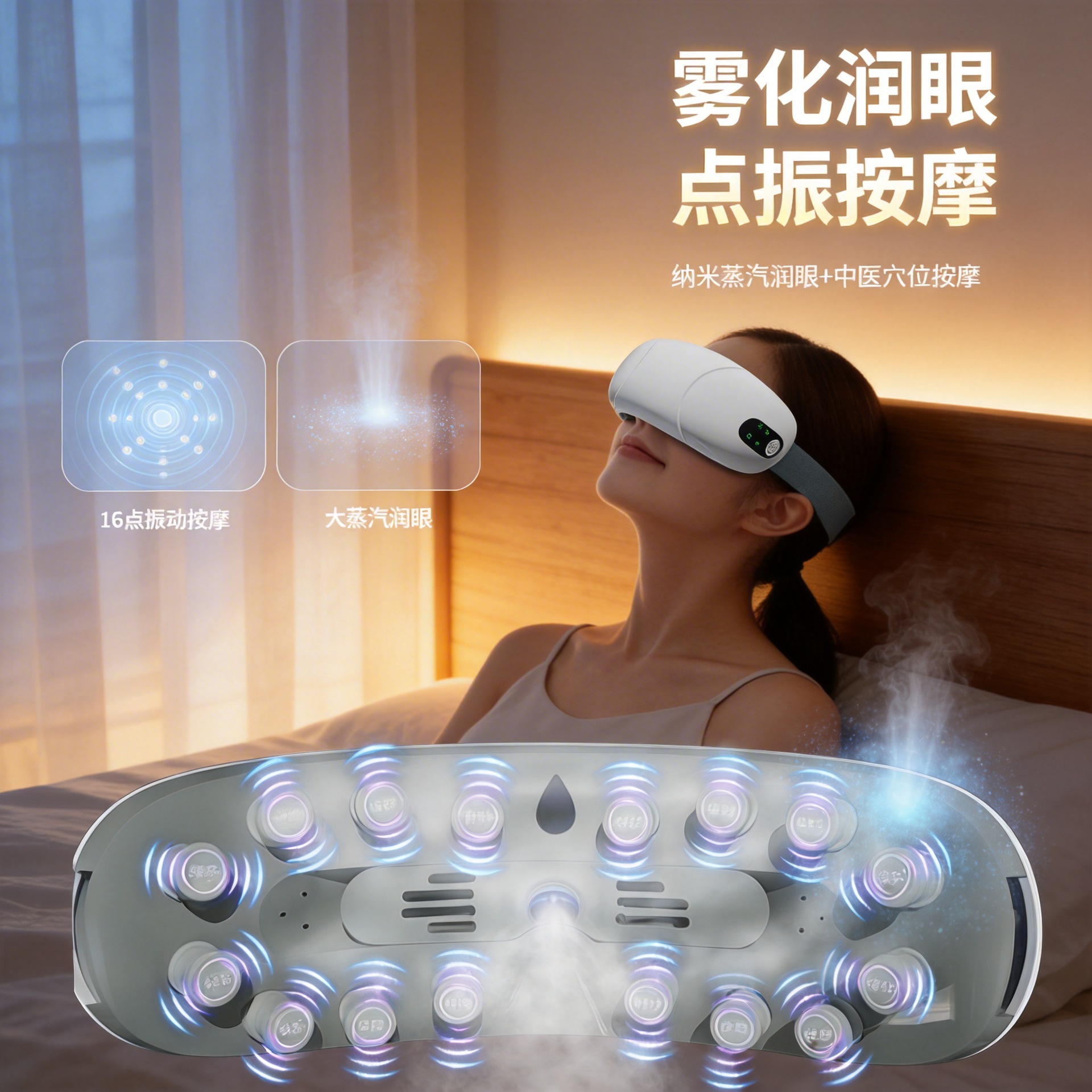 Cross-Border Steam Eye Massager for Children and Teenagers, Steam Eye Massager for Eye Care
