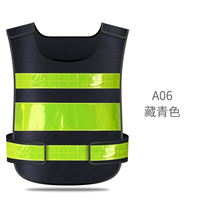 chaleco de seguridad reflectante de tráfico, chaleco de seguridad reflectante para automóviles, chaleco amarillo fluorescente de protección de seguridad del conductor