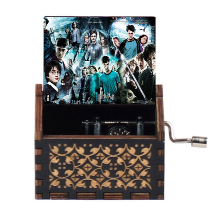 源工場ハリーポッターハイドウェイ手揺れ木製オルゴールミニオルゴールクリエイティブ誕生日プレゼント
