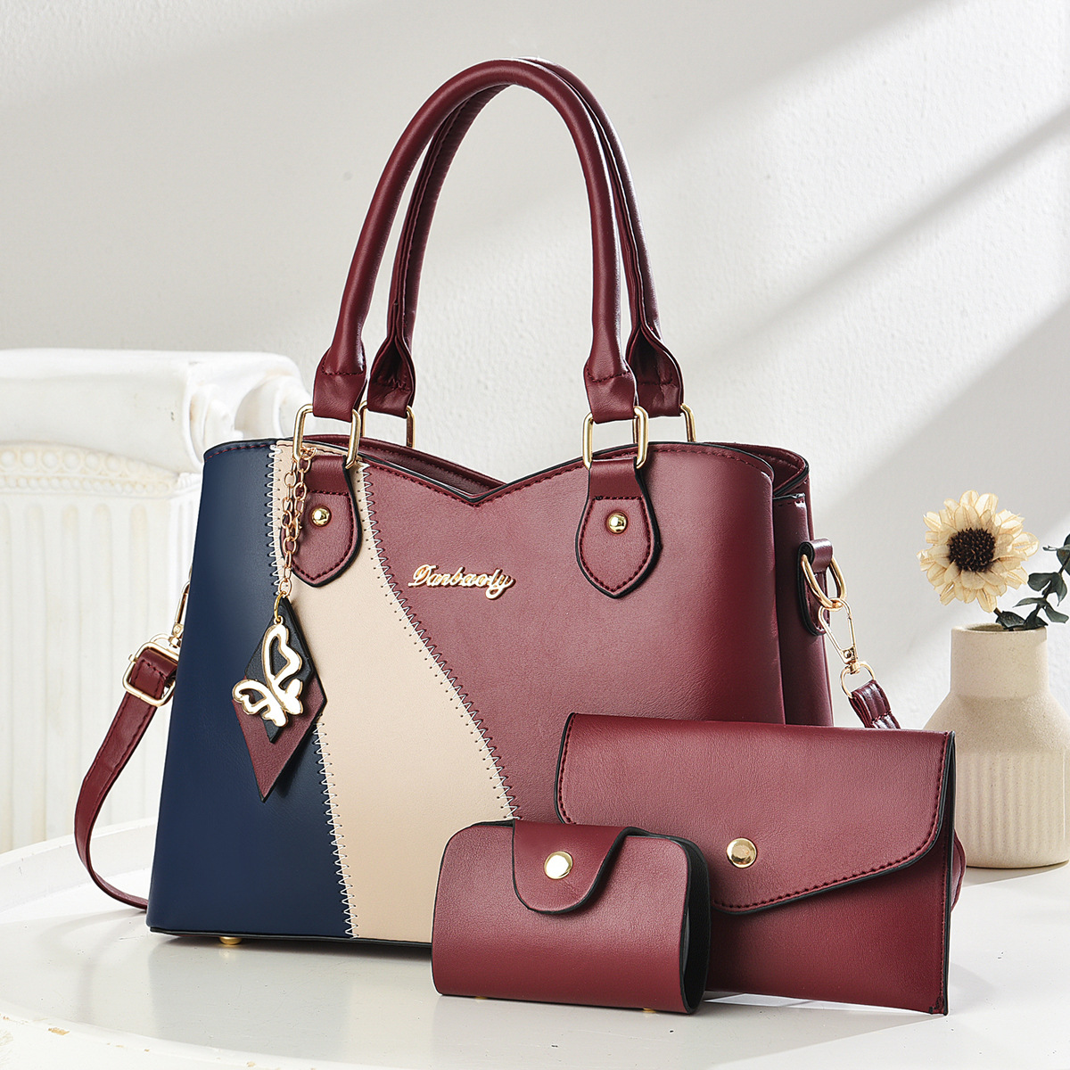 Bolso de Hombro y Mano para Mujer de PU, Gran Capacidad, para Viajes y Ocio image 4