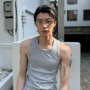 弹力无袖紧身美式汗衫