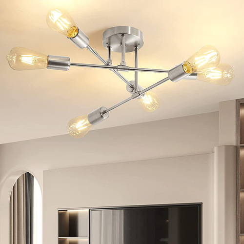 Cross-border Nordic ceiling lamp creative personality multi-head living room bedroom study lamp modern simple room household lamps