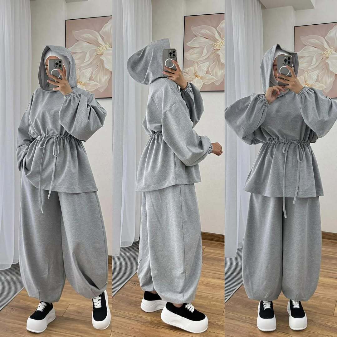 Cross-border 2025 Fall/Winter New European American Foreign Trade Women's Clothing Commuting Sports Casual Hooded_ecoleips.com